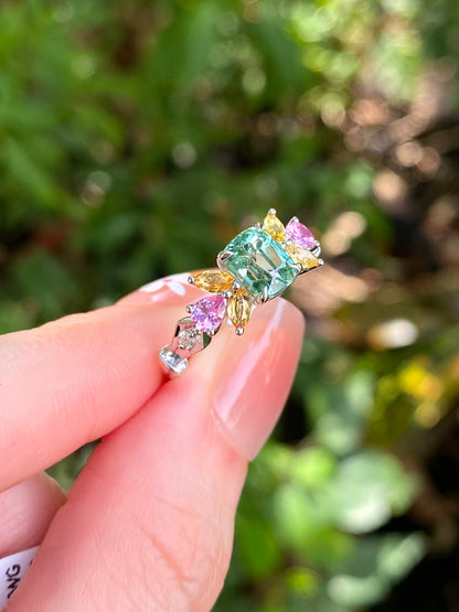 Natural Tourmaline 1.24ct Ring