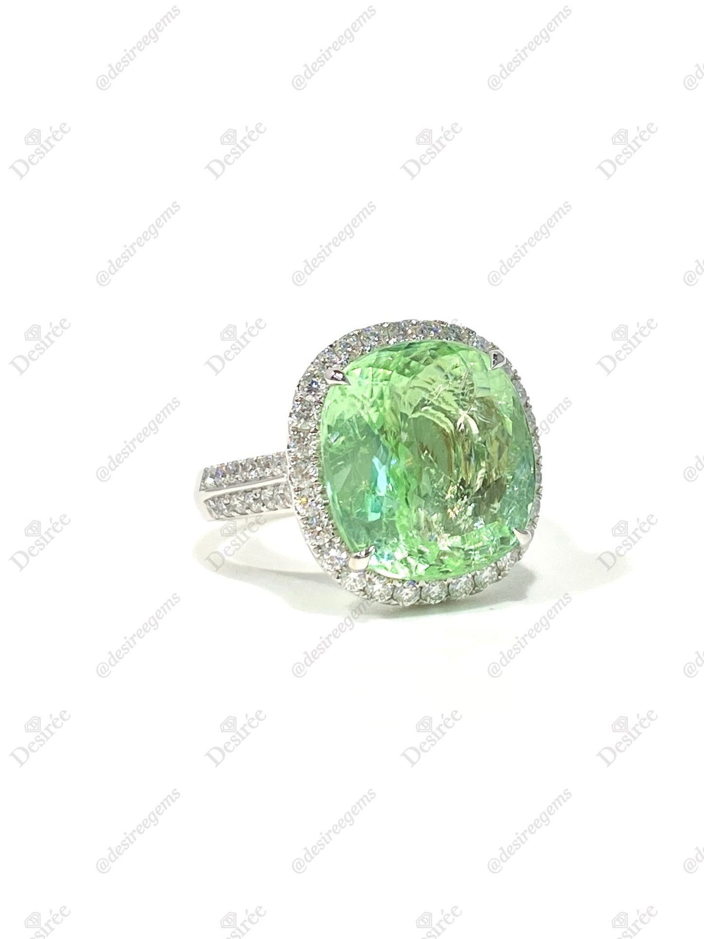 Natural Paraiba Tourmaline 8.38ct Ring