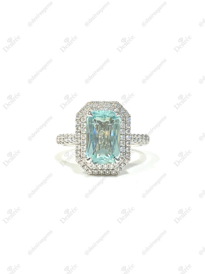 Natural Paraiba Tourmaline 1.78ct Ring