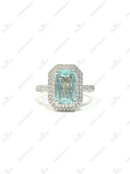 Natural Paraiba Tourmaline 1.78ct Ring