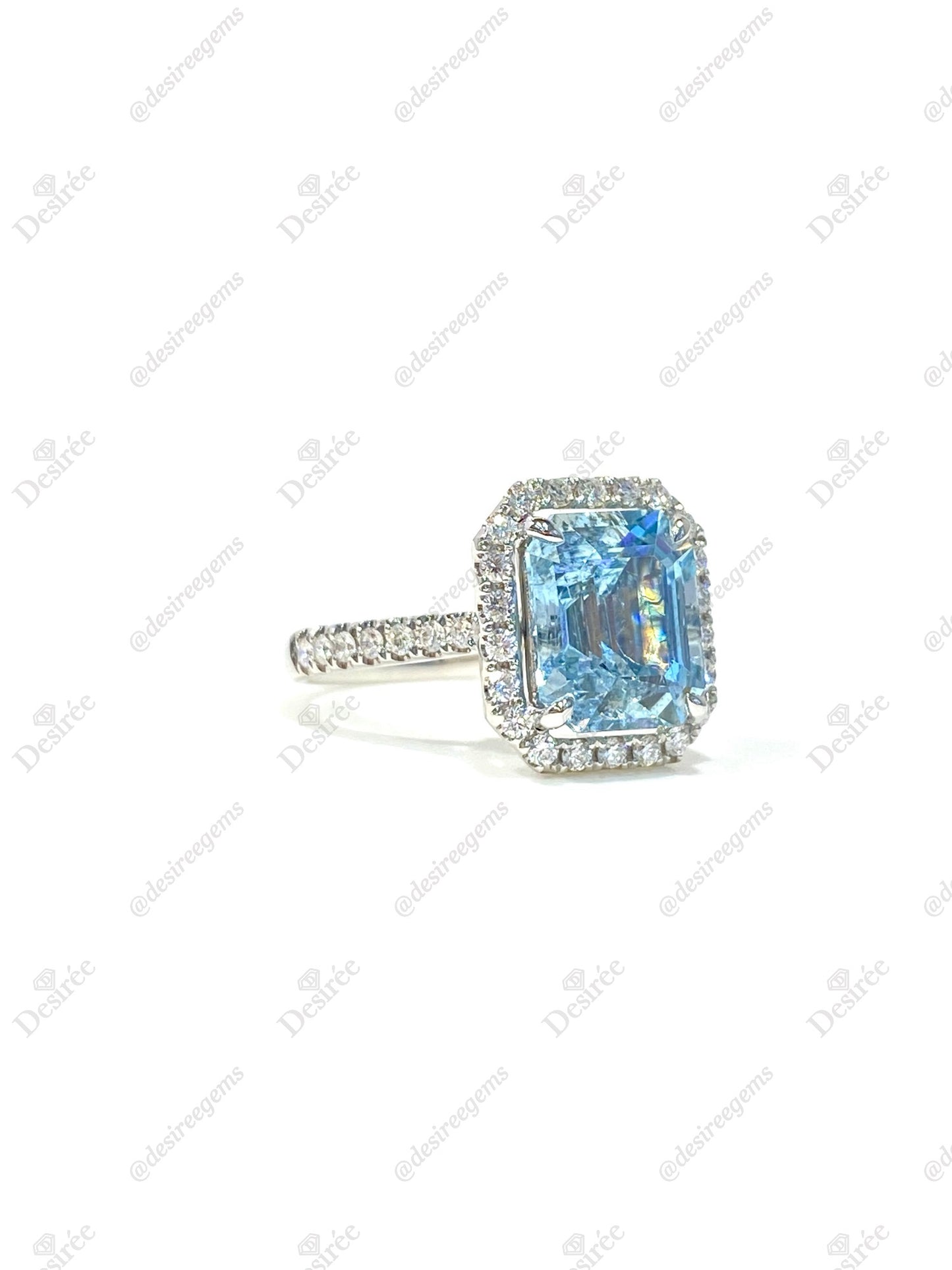 Natural Aquamarine 2.83ct Ring