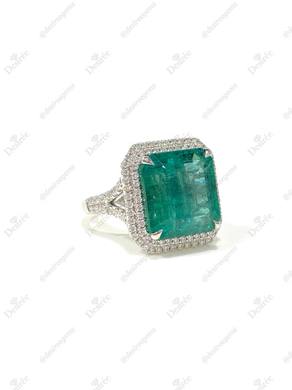 Natural Emerald 9.88ct Ring