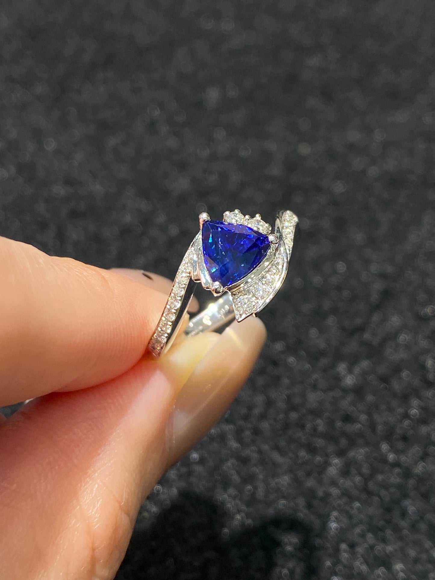 Natural Blue Sapphire Ring 1.29ct