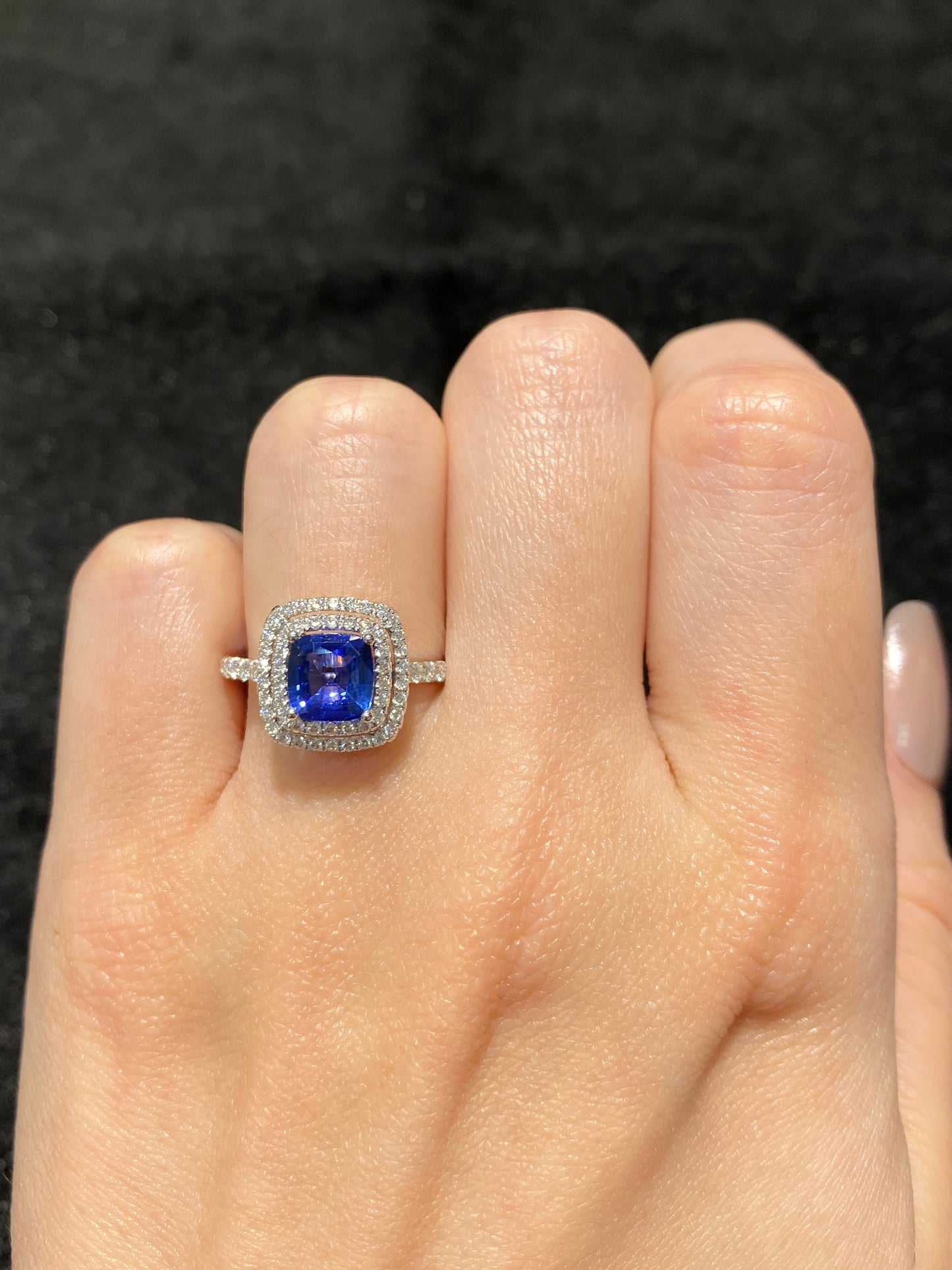 Natural Blue Sapphire 1.13ct Ring