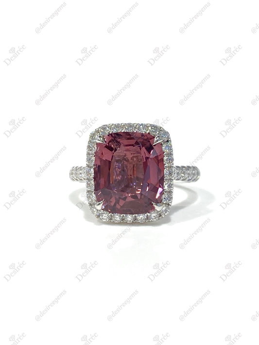 Natural Purple Spinel 4.75ct Ring