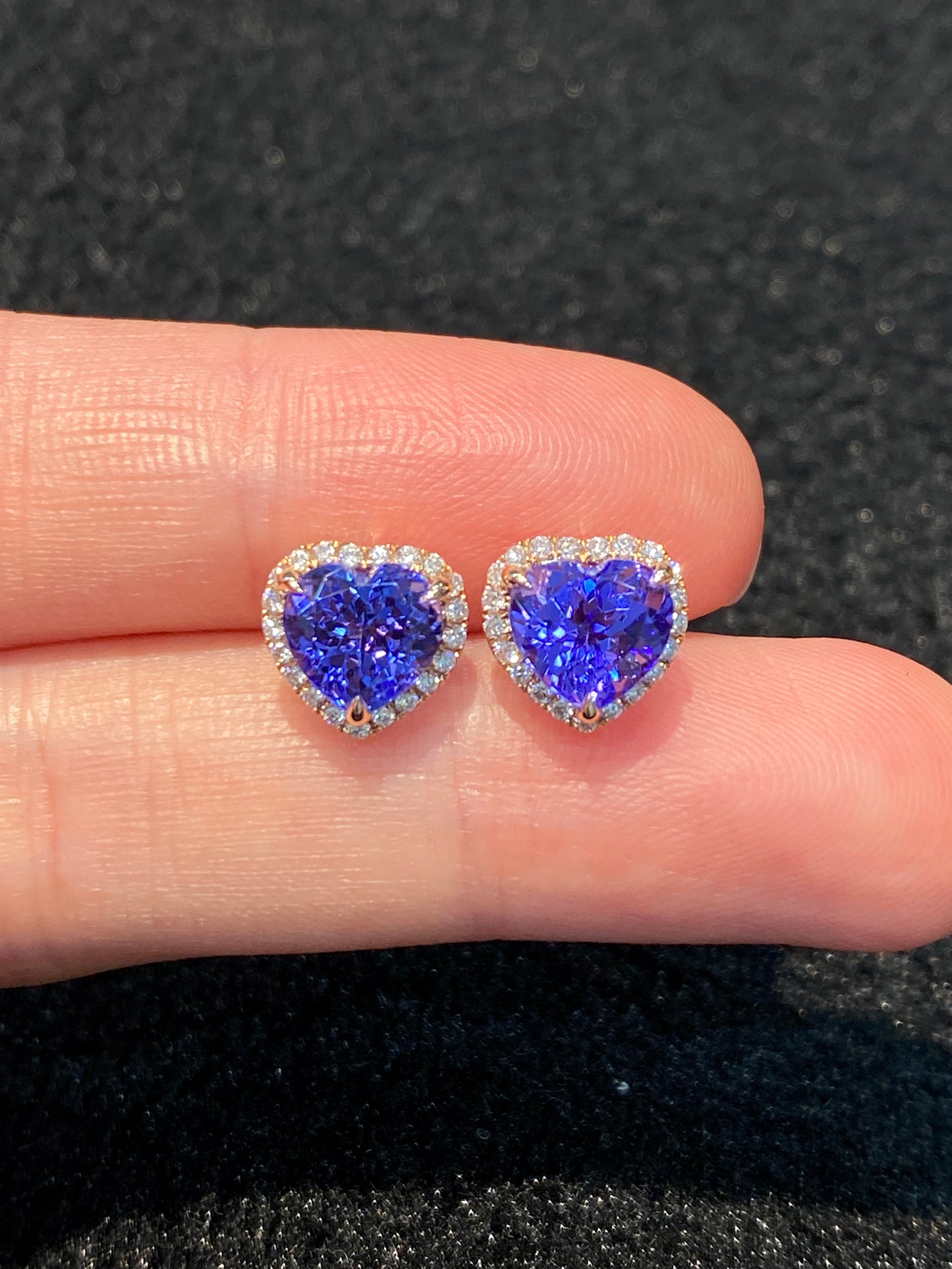 Natural Tanzanites 3.40ct Earrings
