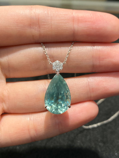 Natural Tourmaline 12.53ct Necklace