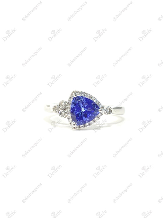 Natural Tanzanite 1.13ct Ring