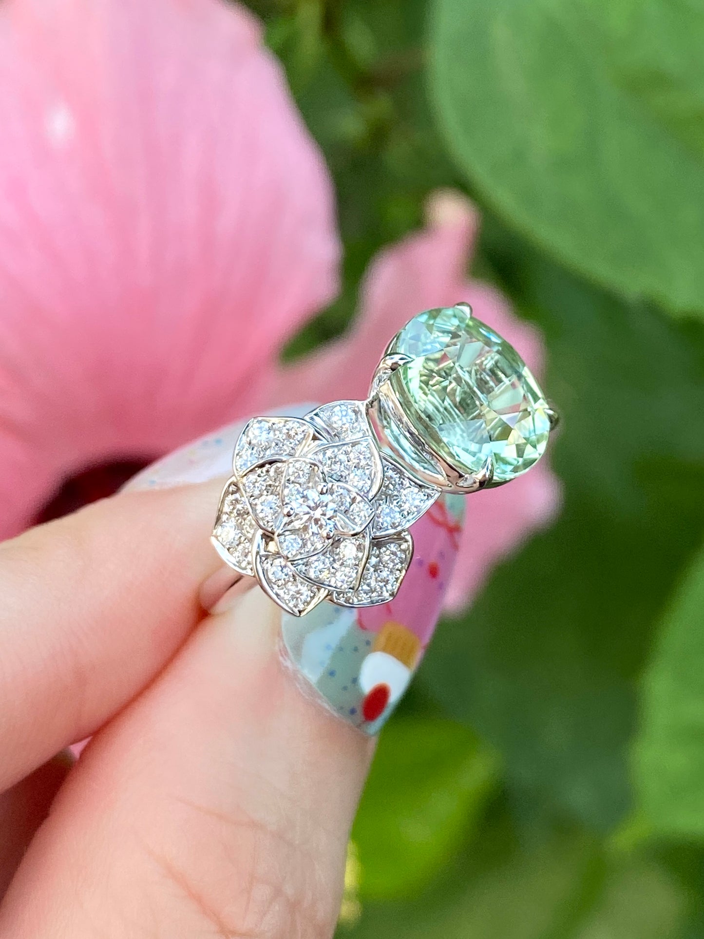 Natural Tourmaline 3.80ct Ring