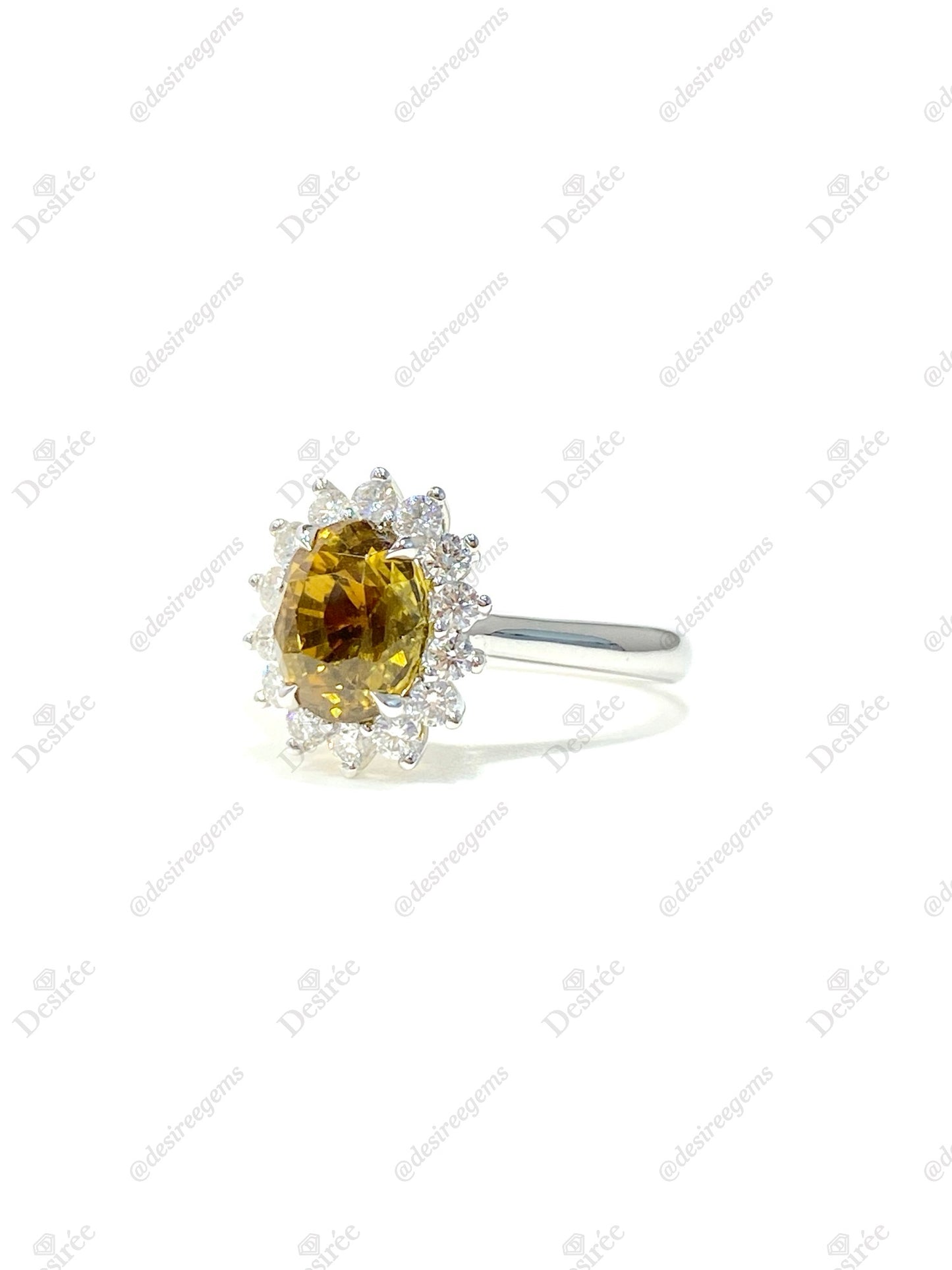 Natural Chrysoberyl 2.19ct Ring