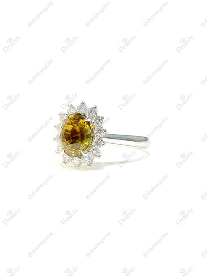 Natural Chrysoberyl 2.19ct Ring