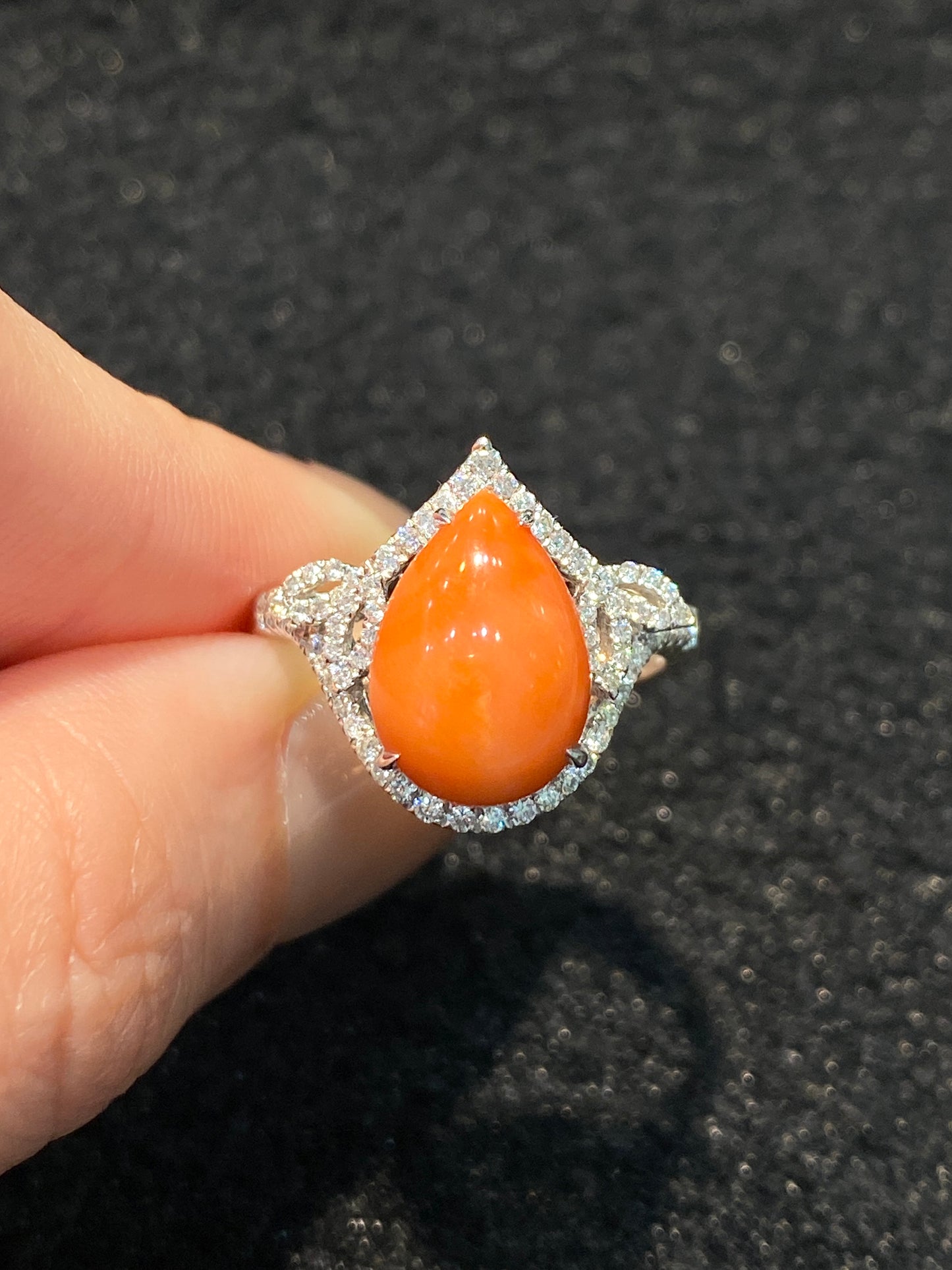 Natural Coral Ring