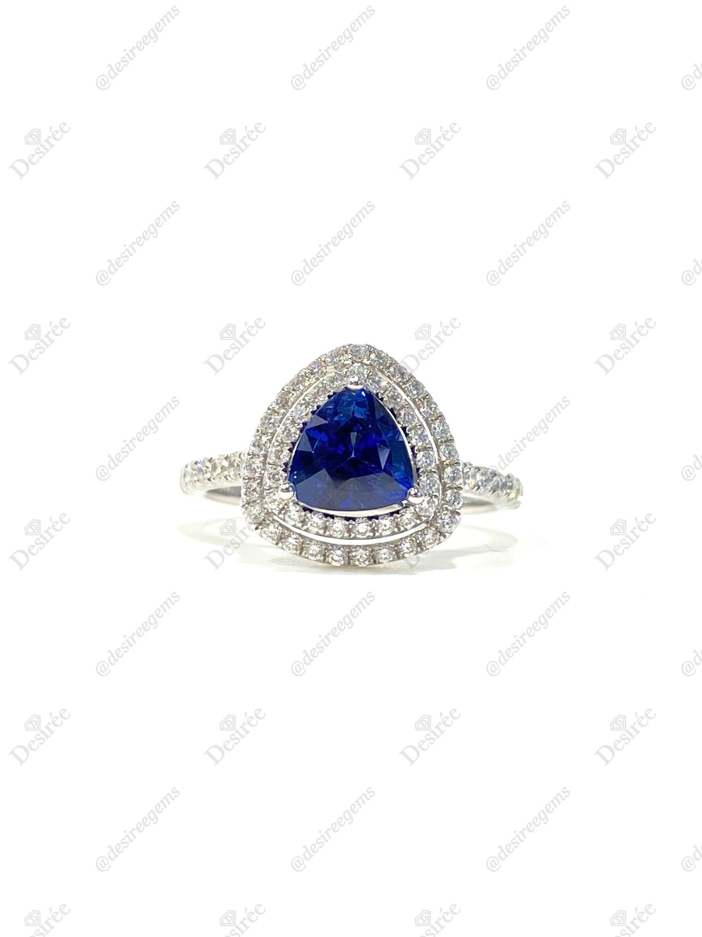Natural Blue Sapphire Ring 1.43ct