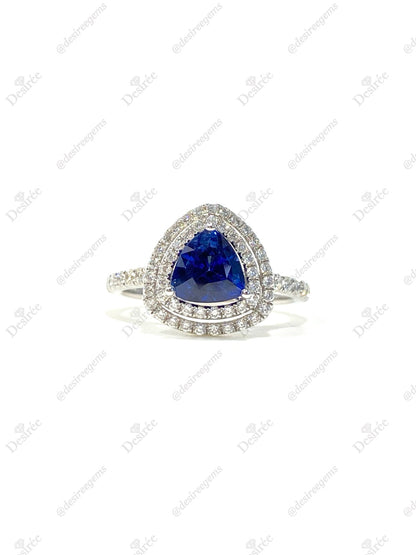 Natural Blue Sapphire Ring 1.43ct