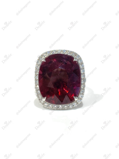 Natural Tourmaline 14.33ct Ring
