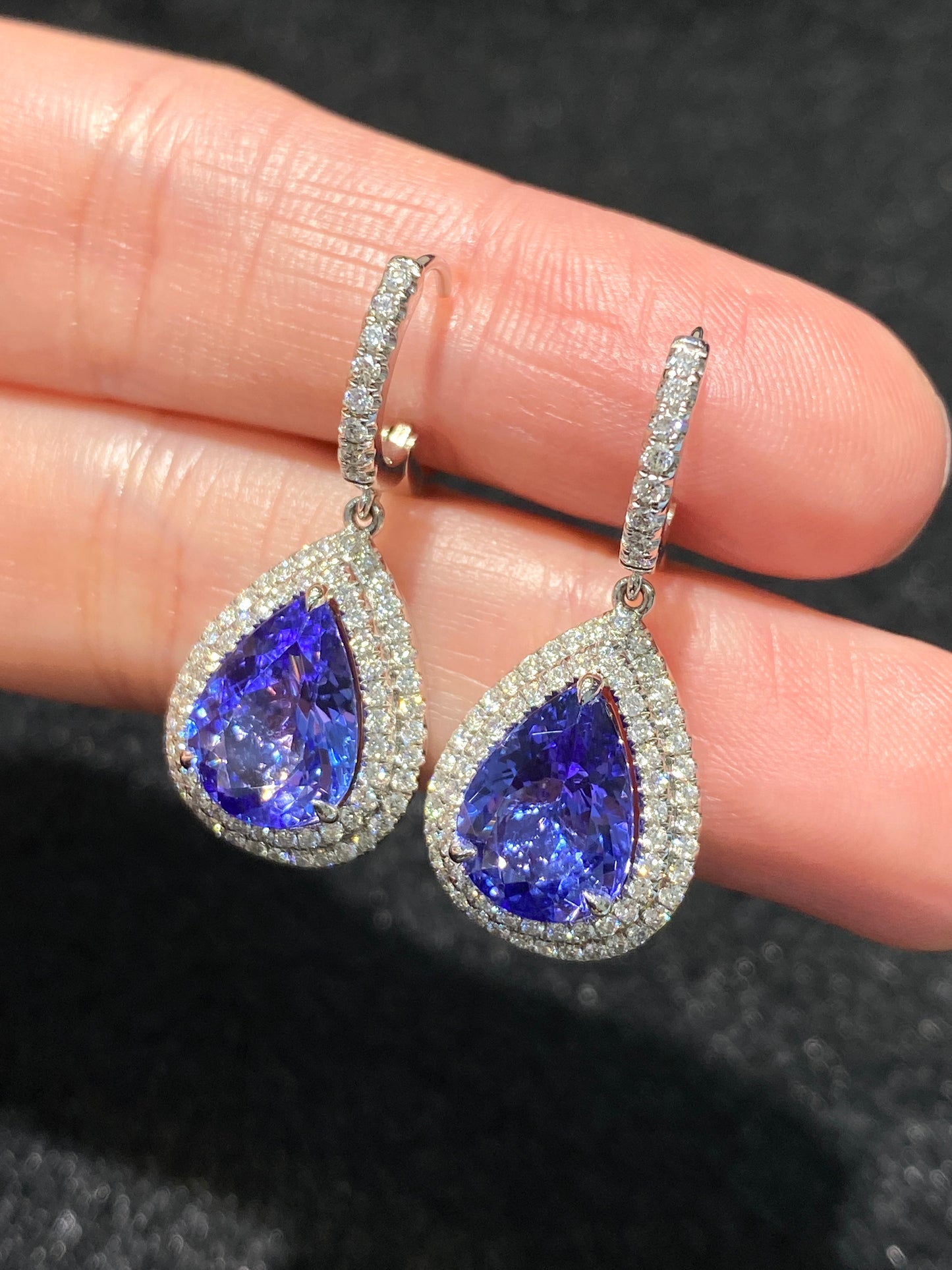 Natural Tanzanites 5.03ct Earrings