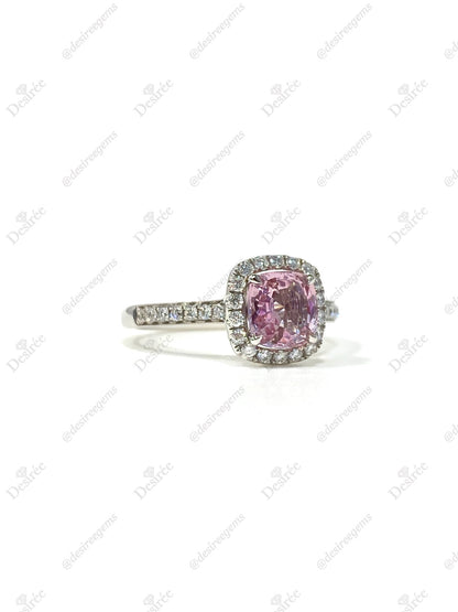 Natural Pink Spinel 1.05ct Ring