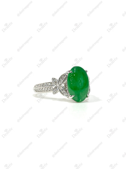Natural Type A Jadeite Ring