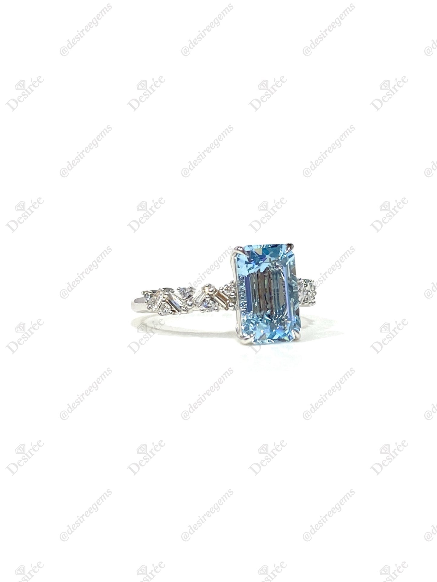 Natural Aquamarine 2.20ct Ring