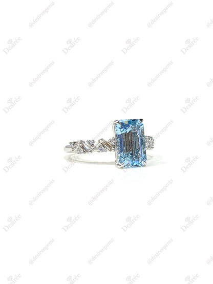 Natural Aquamarine 2.20ct Ring