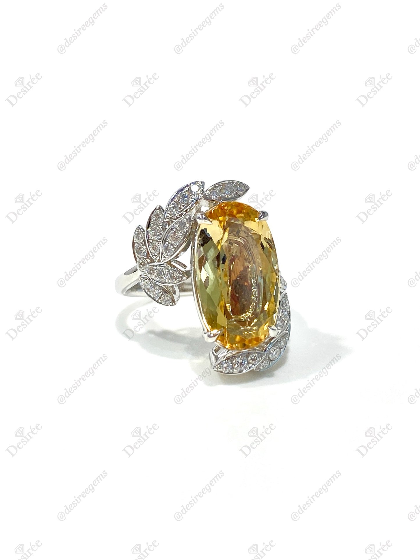 Natural Topaz 8.32ct Ring