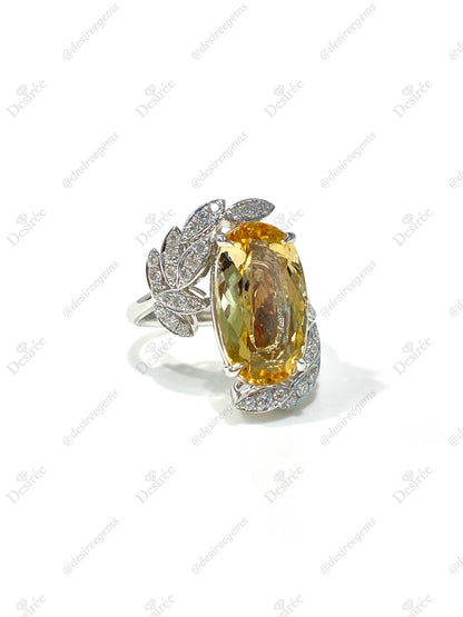 Natural Topaz 8.32ct Ring
