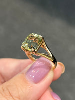 Natural Tourmaline 5.70ct Ring Set In 18K White Gold Singapore Gemstone Fine Jewelry