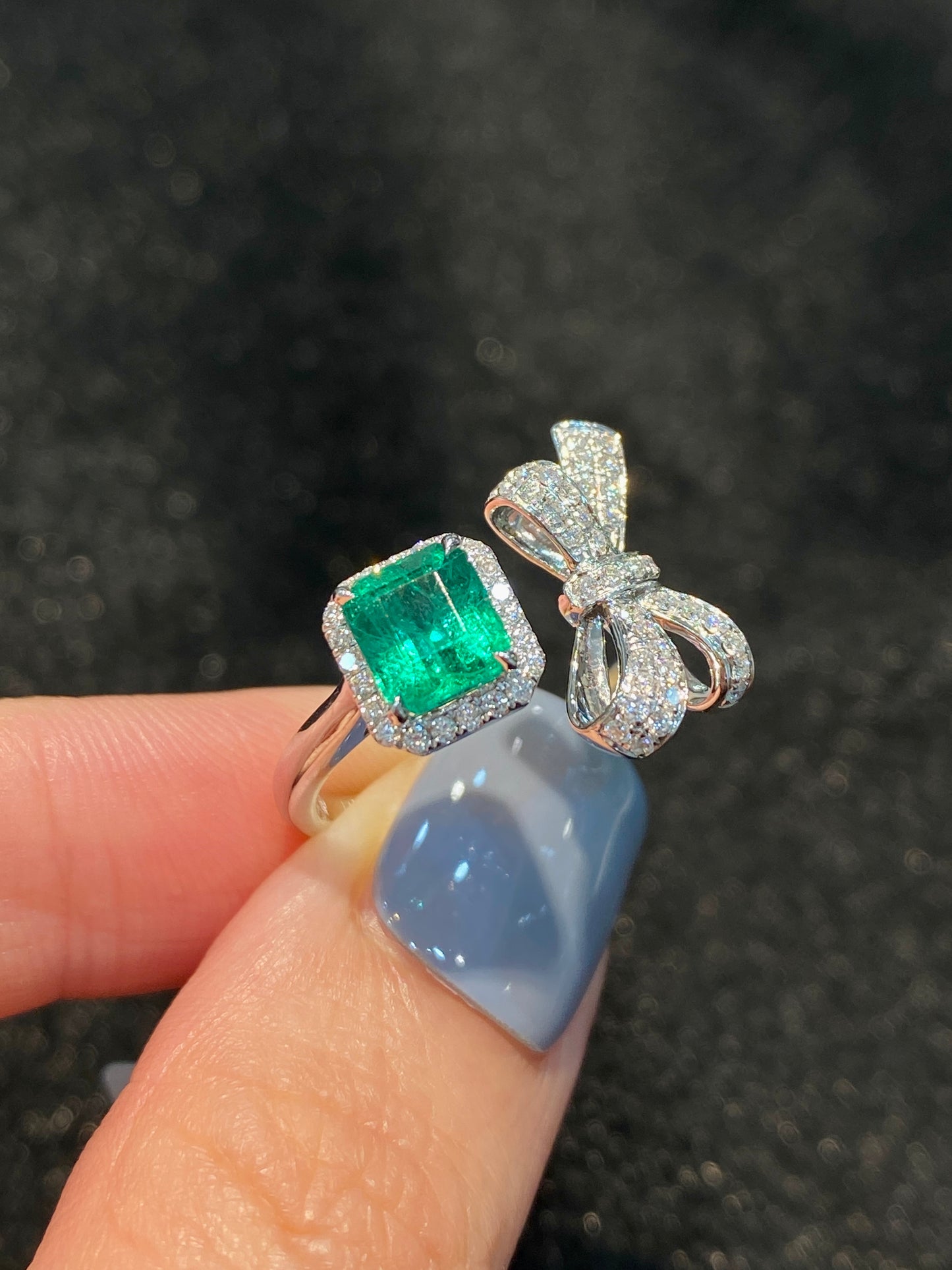 Natural Emerald 1.17ct Ring