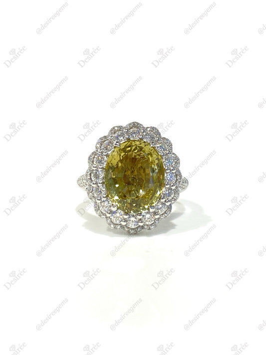Natural Chrysoberyl 5.29ct Ring