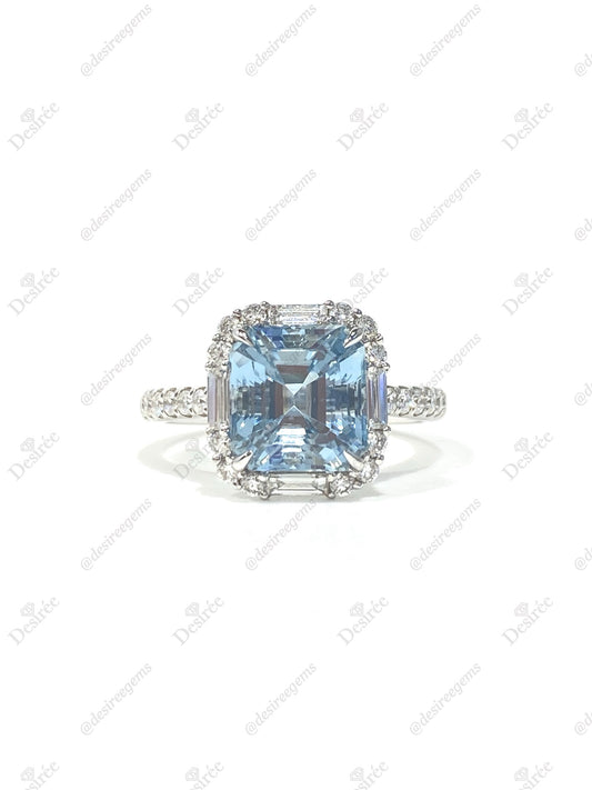 Natural Aquamarine 2.88ct Ring