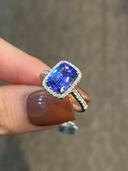 Natural Tanzanite 2.10ct Ring