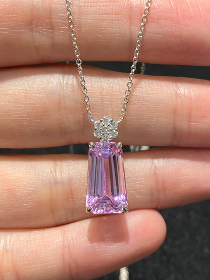 Natural Kunzite 5.75ct Necklace