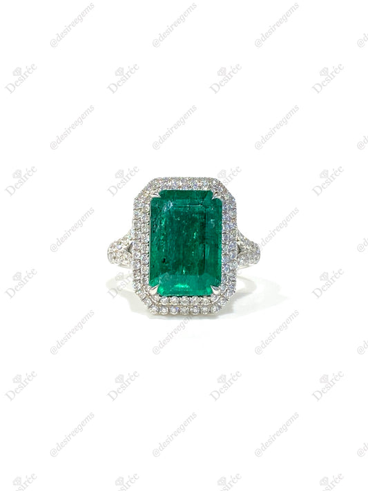 Natural Emerald 5.57ct Ring