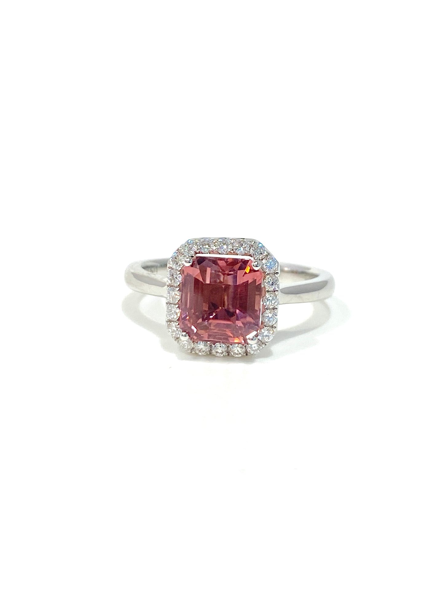 Natural Pink Tourmaline 1.78ct Ring