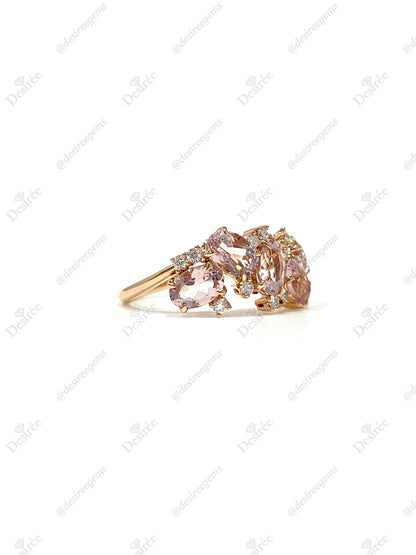 Natural Morganite 2.08ct Ring