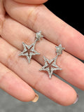 Natural Diamond Earrings 0.52ct Set in 18K White Gold Gemstone Fine Jewellery Singapore