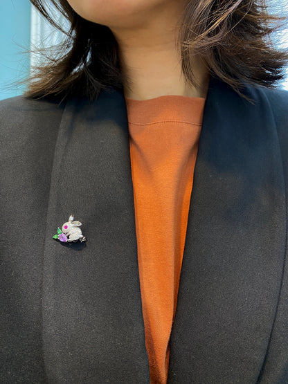 Rabbit Brooch