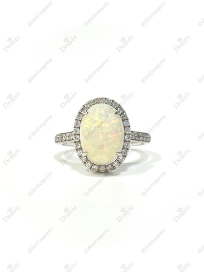 Natural Australian Opal 2.44ct Ring