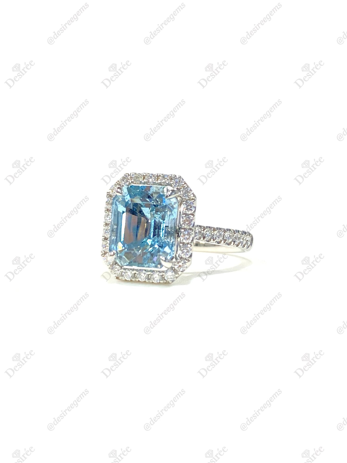 Natural Aquamarine 2.83ct Ring