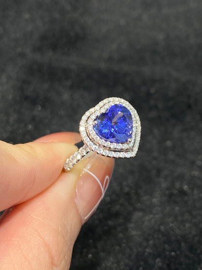 Natural Tanzanite 1.99ct Ring