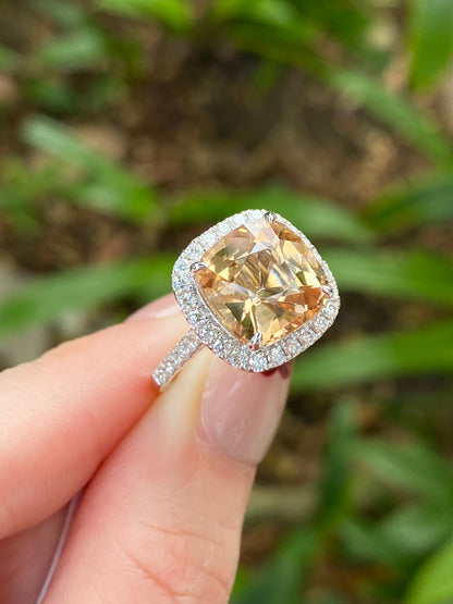 Natural Tourmaline 6.02ct Ring