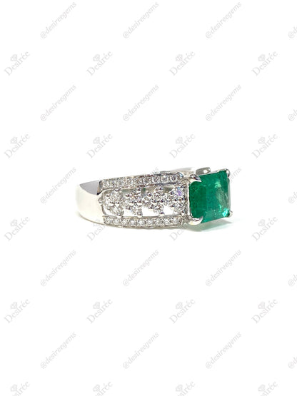 Natural Emerald 1.77ct Ring