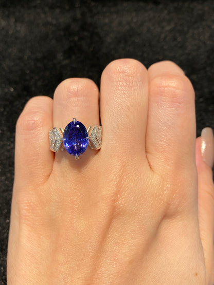 Natural Tanzanite 5.34ct Ring