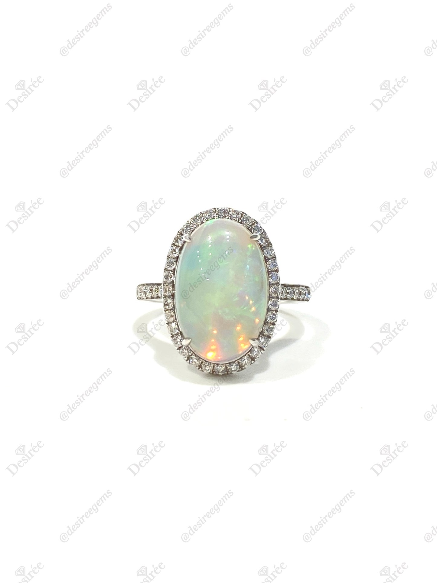 Natural Opal 3.97ct Ring