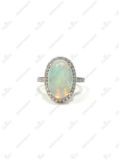 Natural Opal 3.97ct Ring