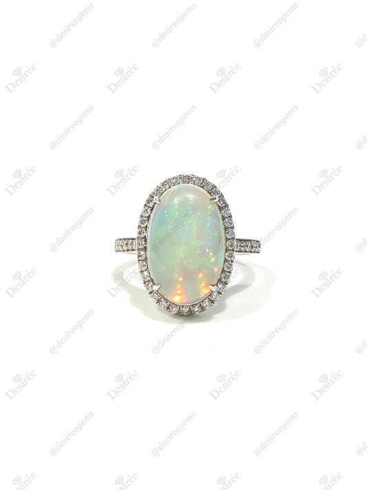 Natural Opal 3.97ct Ring