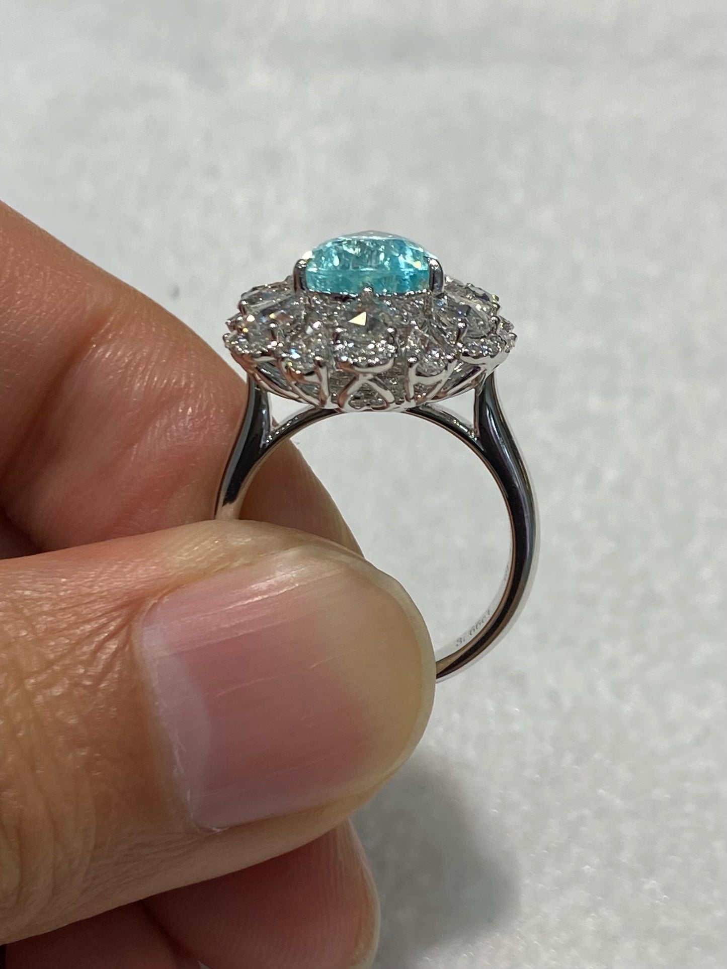 Natural Paraiba Tourmaline 3.66ct Ring / Pendant