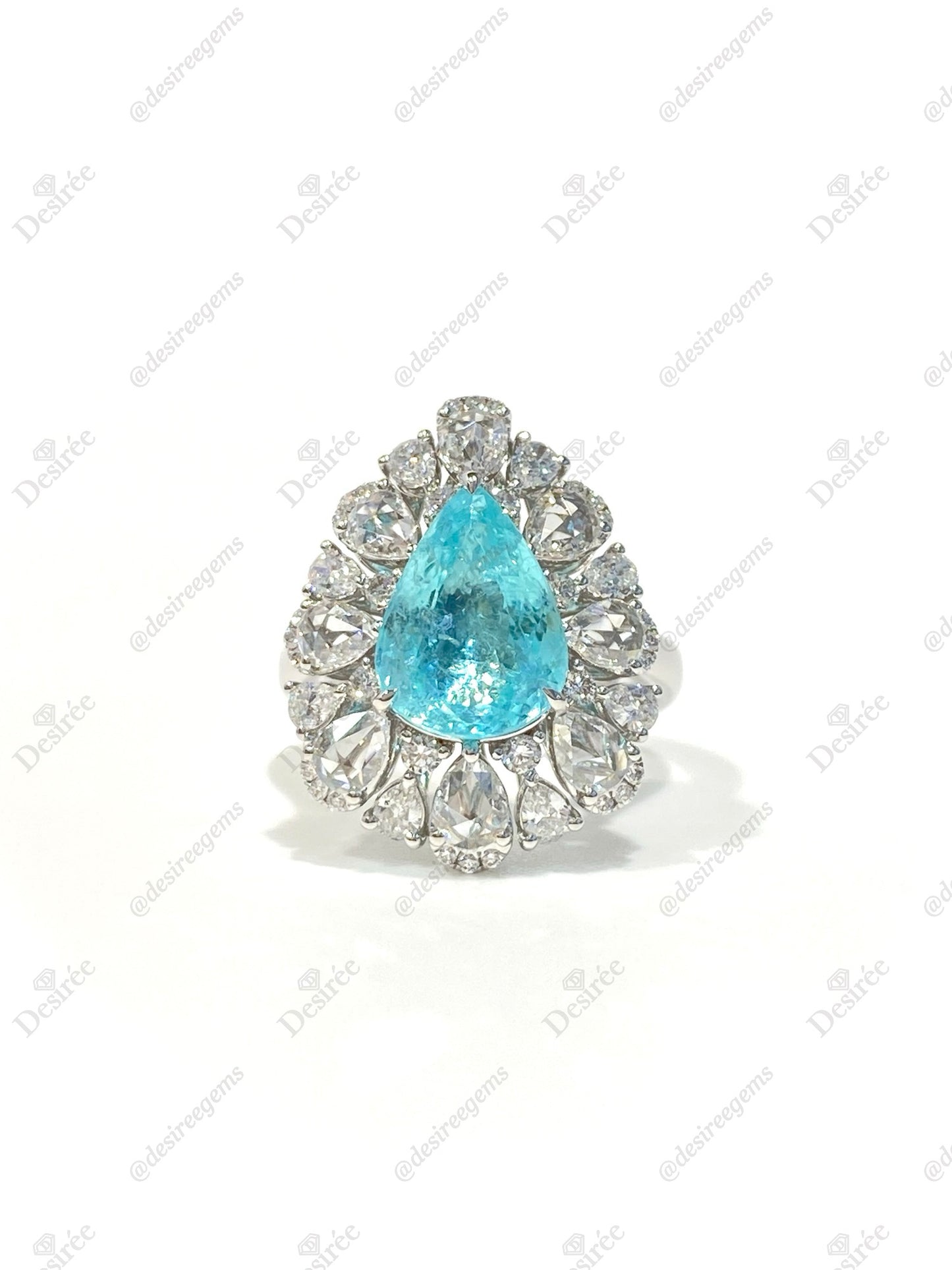 Natural Paraiba Tourmaline 3.66ct Ring / Pendant