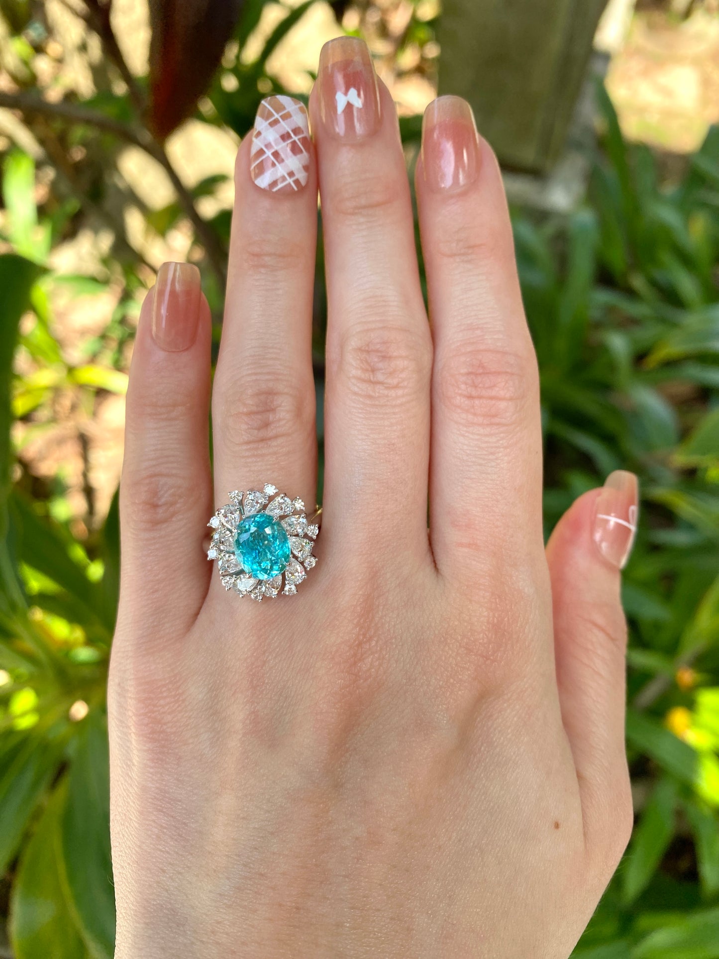 Natural Paraiba Tourmaline 2.63ct Ring