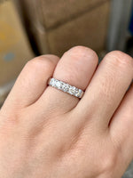 Natural Diamond Ring 0.92ct Set In 18K White Gold Gemstone Fine Jewellery Singapore